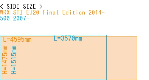 #WRX STI EJ20 Final Edition 2014- + 500 2007-